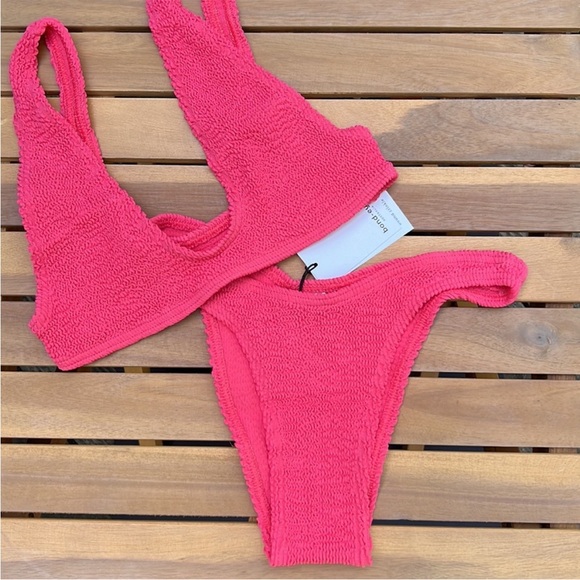 Bound by Bond-eye Set Scout Swim Bikini Top and Scene Bikini Bottom NWT Ribbed - Picture 6 of 14